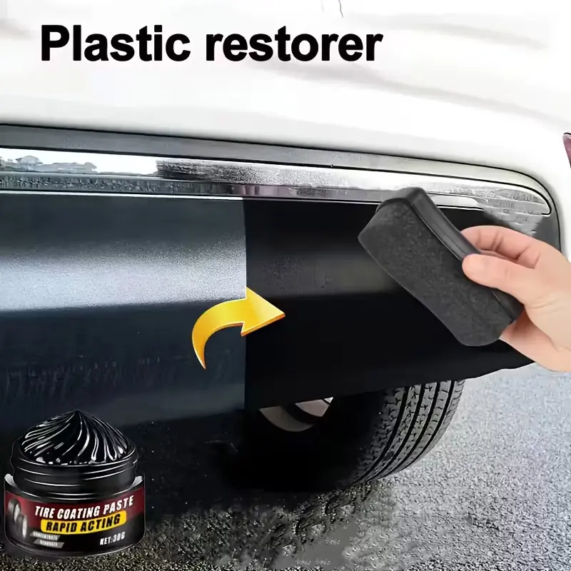 Ultimate Tire & Trim Restorer – Deep Black Shine Coating